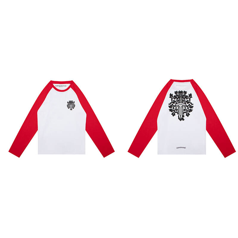 CHROME-HEARTS Men's Long-Sleeve T-shirt Sweatshirt K9001